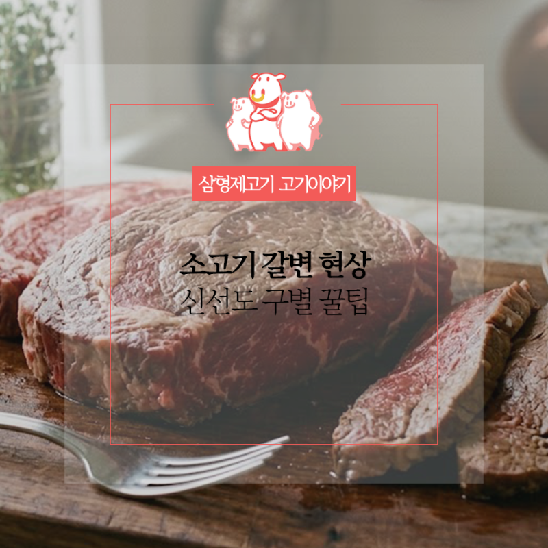 소고기 갈변 현상과 신선도 구별 꿀팁! 삼형제고기가 알려드리는 신선 보관법