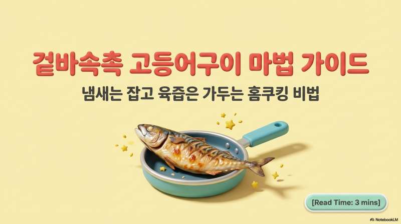 비린내 걱정 뚝! 겉바속촉 고등어구이 비법 가이드 ✨