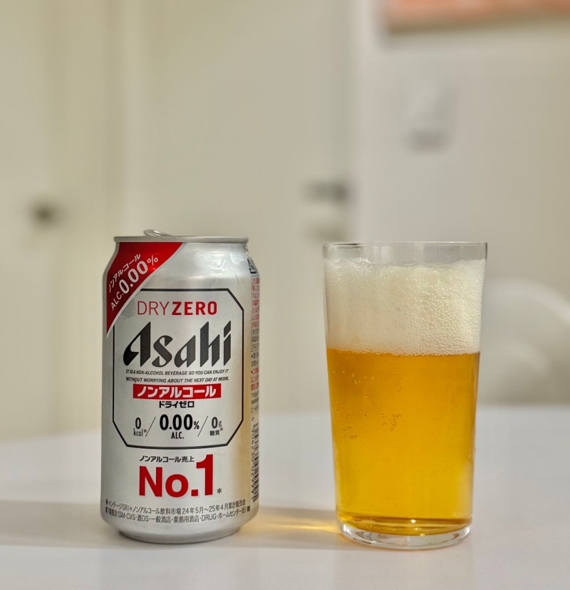 아사히 드라이 제로, 0칼로리가 선사하는 완벽한 청량감