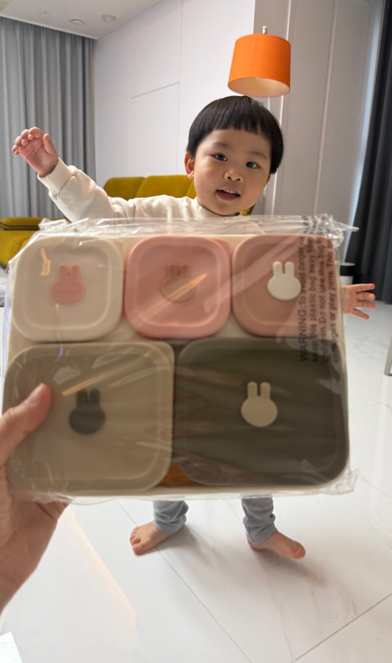 아띠래빗 모듈형 흡착식판 솔직후기(28개월아기 )