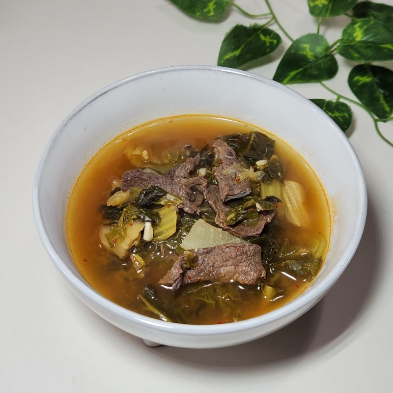 소고기 우거지된장국, 해장 생각날 때 딱 이 맛이에요
