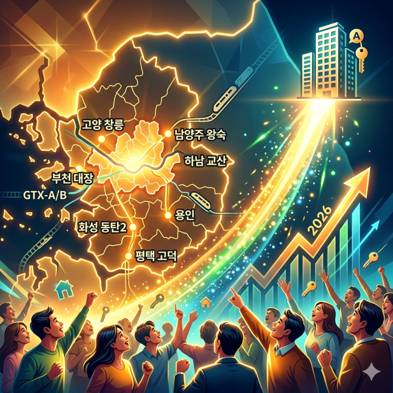 2026 경기도 청약 일정! 지금 안 잡으면 후회할 황금 단지 TOP 7