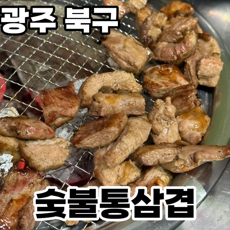  광주 북구 신안동 '숯불통삼겹' ㅡ 바베큐고기 단골맛집 내돈내산 솔직후기