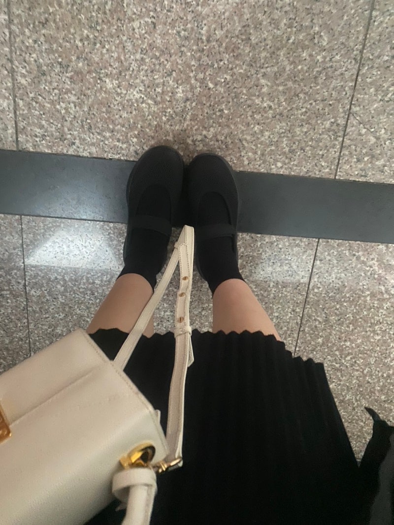 슈펜 편한 메리제인 운동화 착용샷 후기
