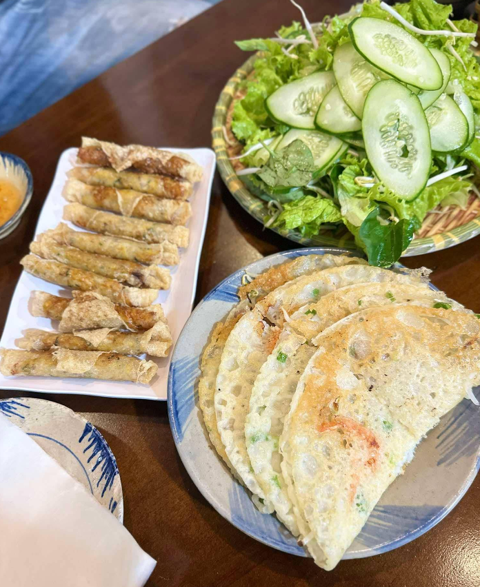  다낭 로컬맛집 박미안시장 근처 반쎄오76 BANH XEO QUANG N