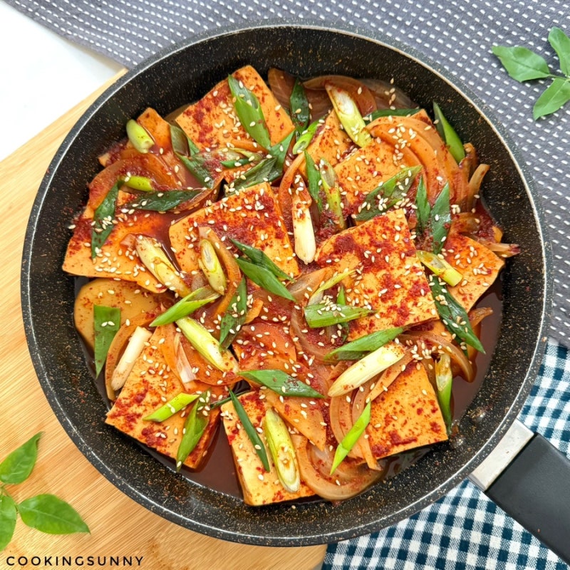 포실포실한 감자를 넣어 더 맛있는 감자 두부 조림 만들기 두부조림황금레시피 간단한반찬