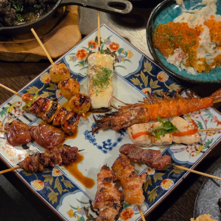  오사카 야키토리 우메다 현지인 맛집 오카게야 이자카야