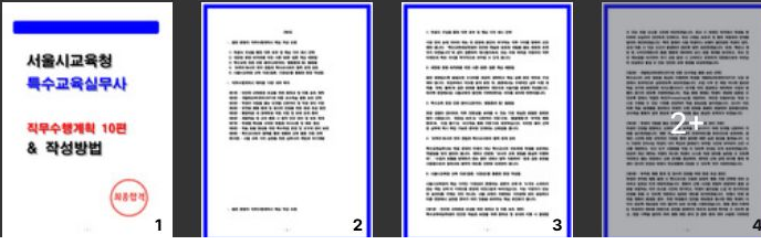  서울시교육청 특수교육실무사 자소서, 직무수행계획서 10편 및 작성방법 공개