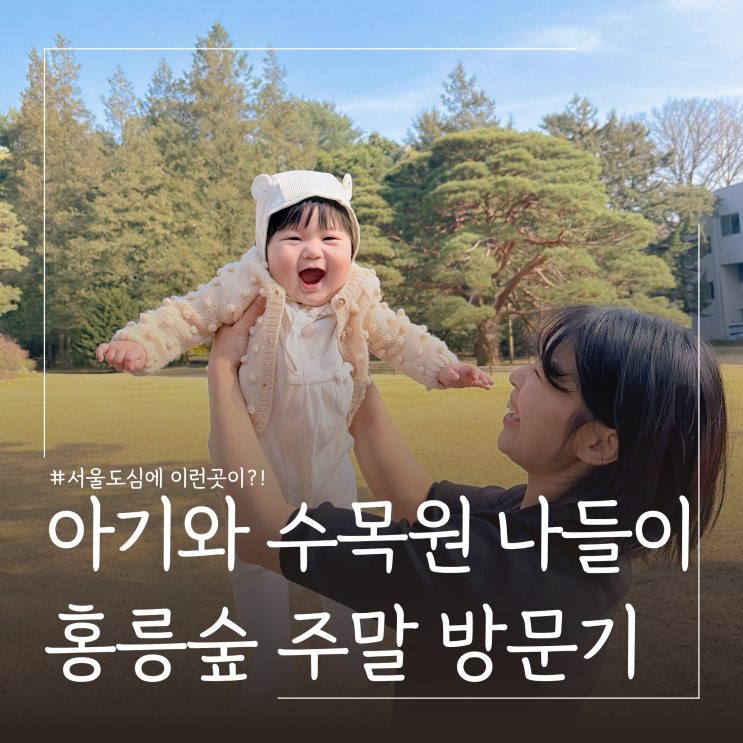  서울 아기랑 가볼만한곳 동대문 홍릉숲 탐방 후기 ㅣ 주차 숲해설 예약 방법