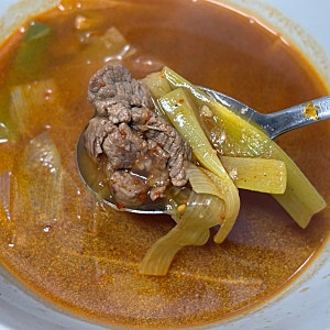 육개장보다 맛있는 파개장 레시피 소고기대파육개장 만들기