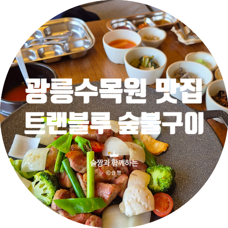 [포천 광릉수목원 맛집] 트랜블루숲불구이 포천 고모리맛집 키즈존 대형카페