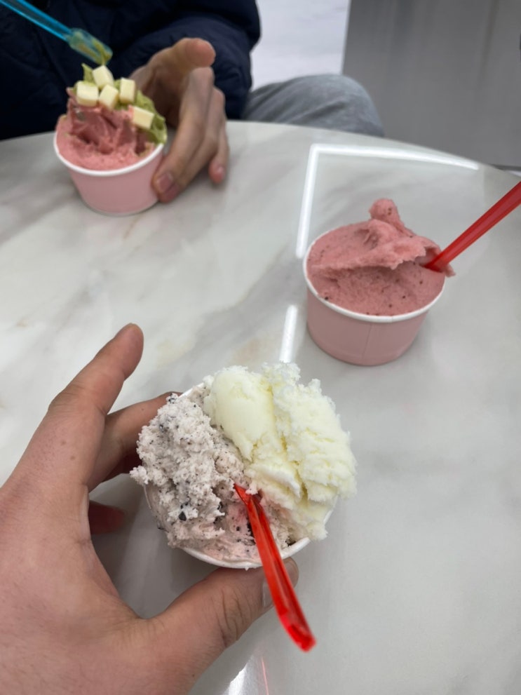  군산 수송동 술집거리 2차 3차 디저트맛집 젤라또공대 Gelato engr.school 군산젤라또 저칼로리 수제디저트 군산내돈내산맛집