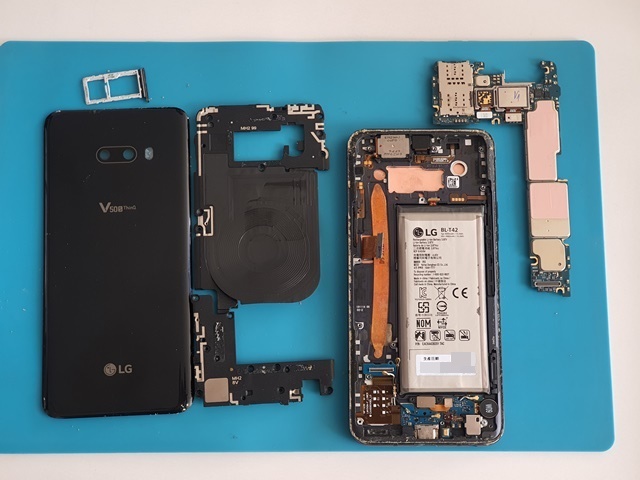  LG핸드폰사설수리 성공사례｜LG V50S 액정고장폰 메인보드 이식 후 갤럭시노트10 데이터 복구