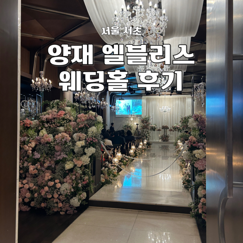 양재 엘블레스 하객 참석 후기 뷔페 가격 식사 웨딩홀 분위기 식대