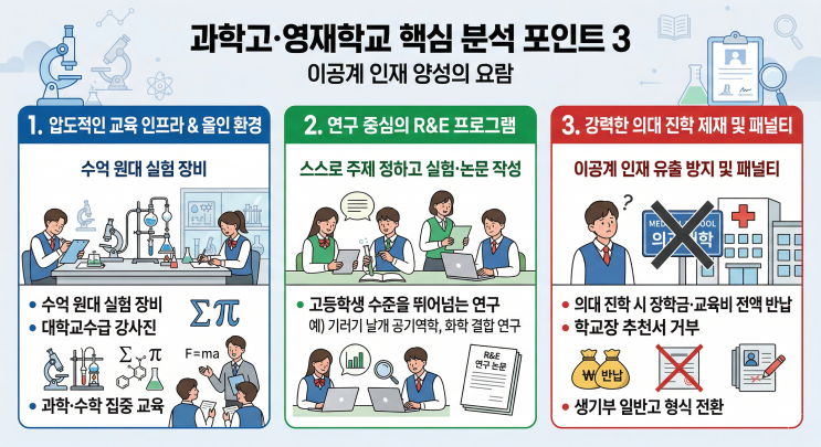 공부는 국가대표급, 하지만 의대는 철입금지? 과학고와 영재학교의 명과 암