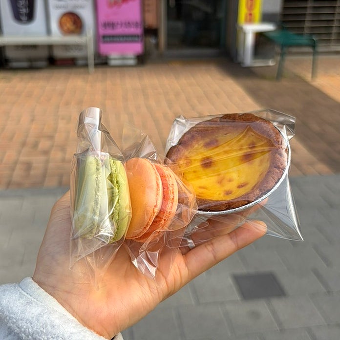  대곡역 카페 마카롱 소금빵 에그타르트 대구 가성비 마카롱: 카페 구슬이네