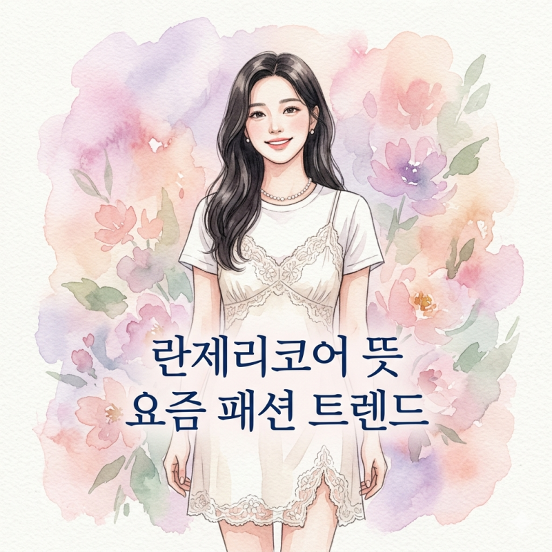 란제리코어 뜻 요즘 패션에서 자주 보이는 이유