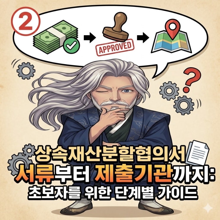 상속재산분할협의서 서류부터 제출기관까지