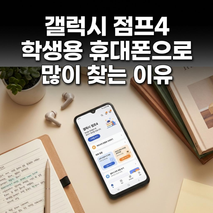 갤럭시 점프4 학생용 휴대폰으로 많이 찾는 이유