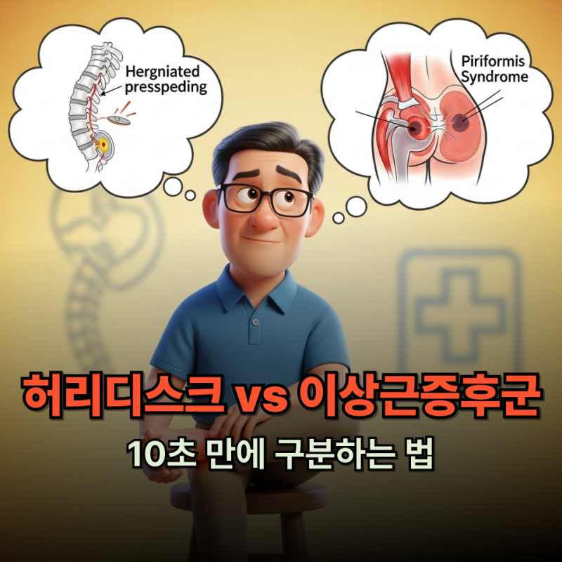 다리가 저리면 100% 허리디스크? '이상근증후군'과 확실히 나누는 법