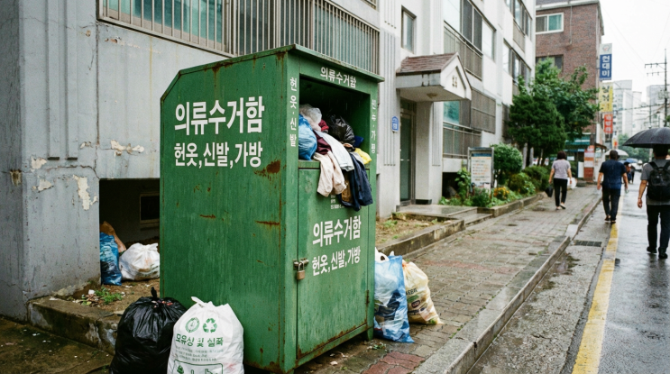  신발 버리는법, 의류수거함 기준 종량제 배출 방법
