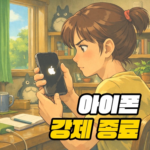 아이폰 강제종료 방법 이것만 기억하면 됩니다