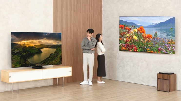  LG QNED vs 삼성 QLED 65인치 화질 비교