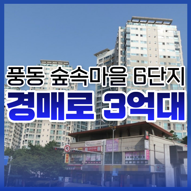  일산아파트경매, 풍동 숲속마을 6단지 장점 알아보기