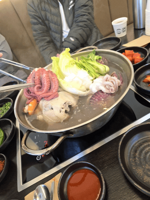  포천 송우리 맛집 보양식 해품계 해산물 백숙 해신탕
