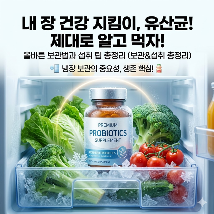  [유산균 보관법] 냉장 vs 실온 차이와 부작용, 효과 높이는 복용 시간까지 총정리