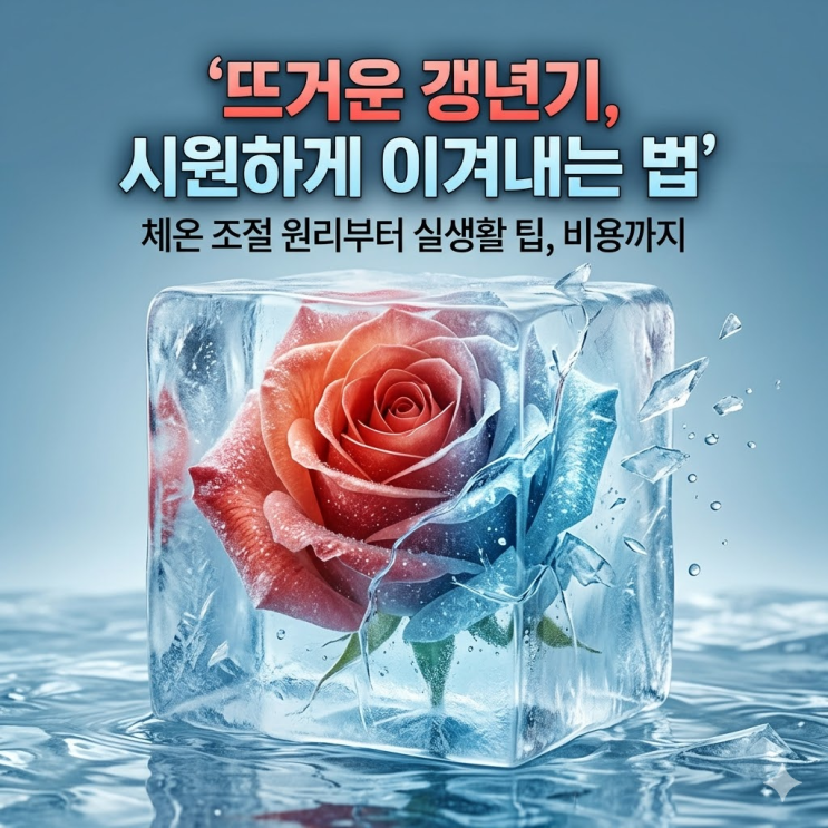  [갱년기 열감 완화] 상열감 원인과 영양제 부작용 및 실제 관리 비용 총정리