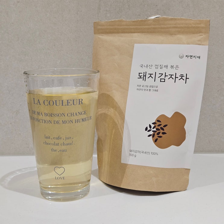  혈당 조절로 다이어트에 도움을 주는 자연지애 국내산 볶은 돼지감자차