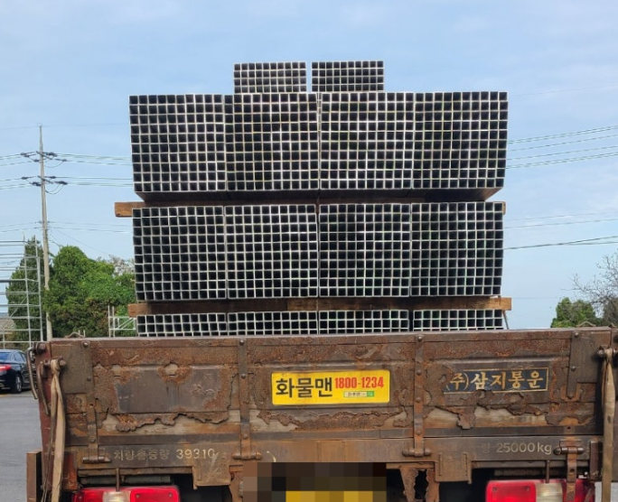  중고 각관 아연 도금 사각 파이프 6m1.8T/2.0T 가격｜50*50 중고 4m 3m 2m 판매