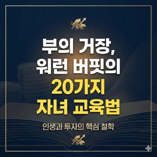  부의 거장 워런 버핏, 자녀에게 물려준 것은 '돈'이 아니라 '이것'이었다
