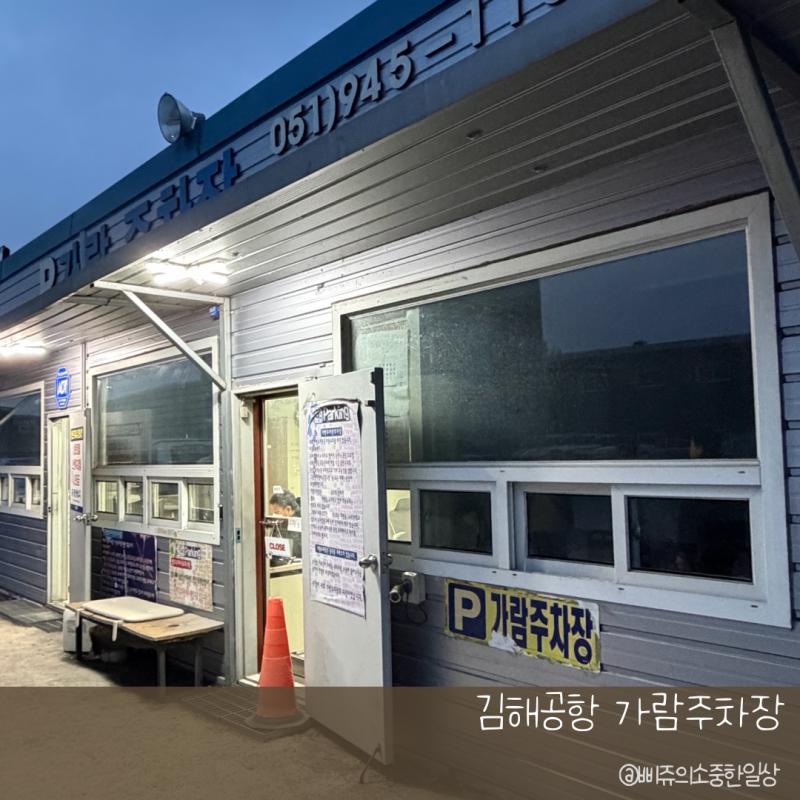 김해공항 주차장 가격 고민 끝! 가람주차장 이용 후기 (아이둘 여행 꿀팁)