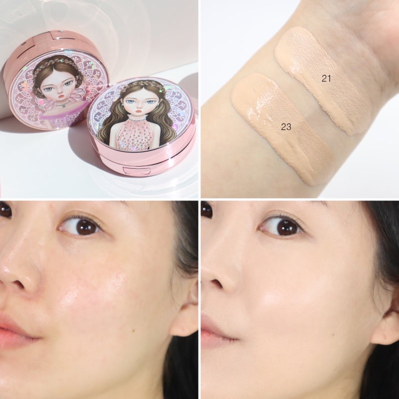 뷰티피플 철벽녀 에이징 리커버리 커버 쿠션 파운데이션 촉촉하게 24시간 수분 지속
