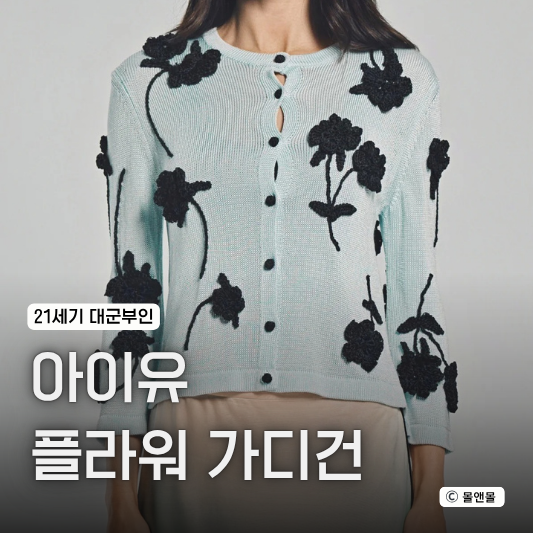  "이거 진짜 비쌈" 21세기 대군부인 아이유 플라워 가디건 질샌더 니트 옷 가격