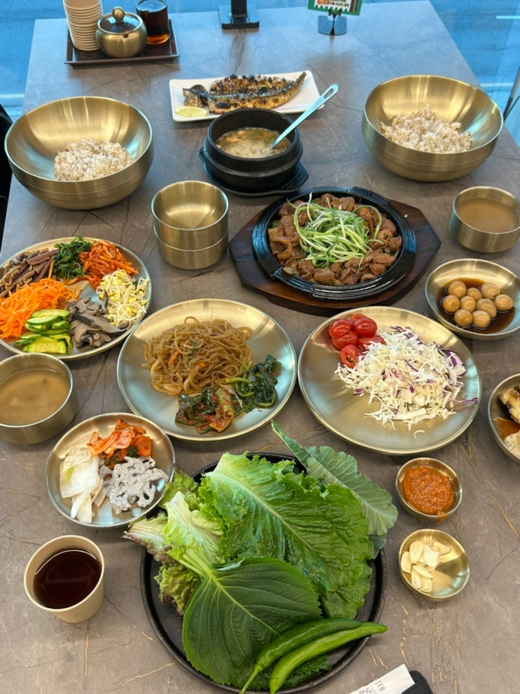 병점맛집 추천 '돌담보리밥' 고등어 연탄불고기 한상 밑반찬 무한리필까지