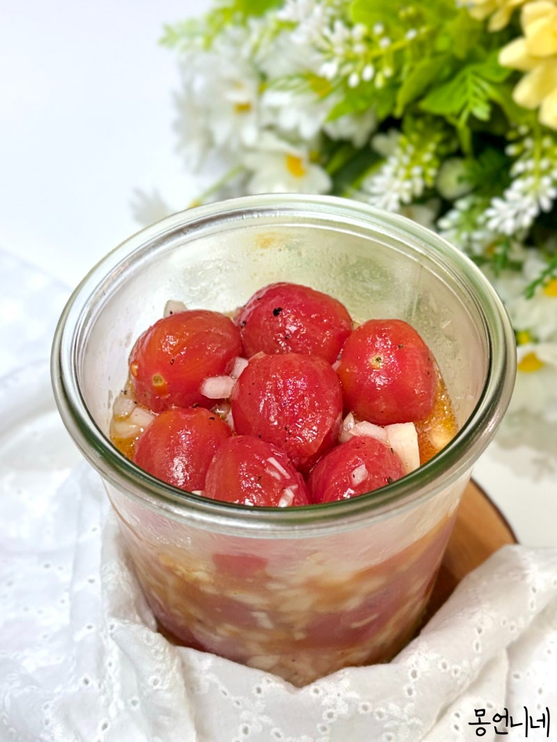방울토마토 마리네이드 레시피 만들기 보관기간