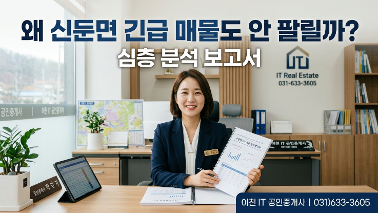  [2026년] 이천 신둔면 급매물도 안 나가는 이유, 해답은 이것