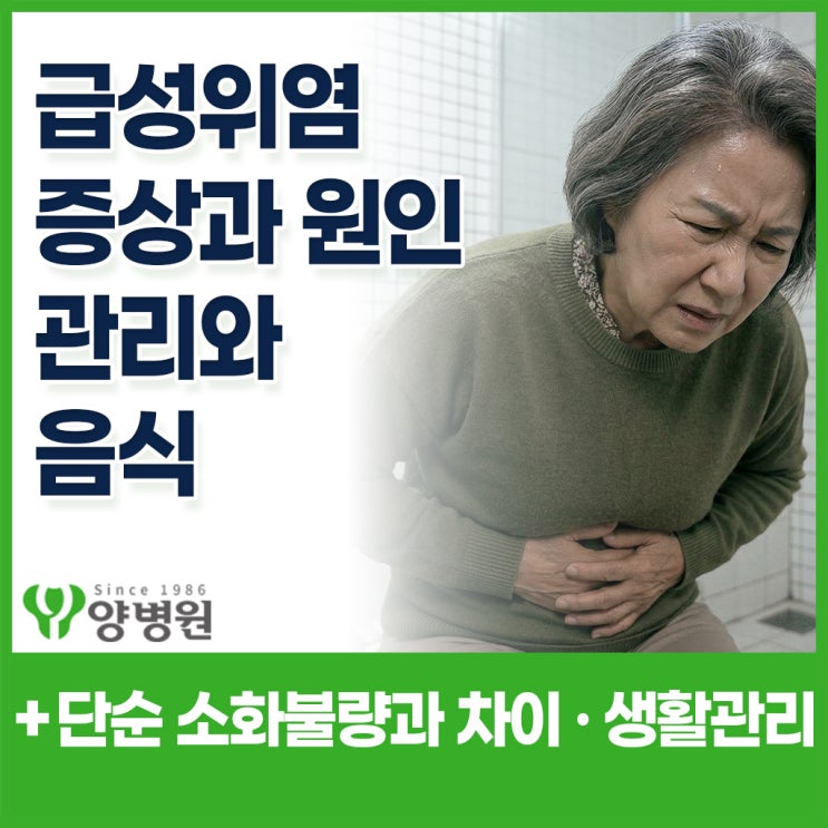  명치를 쥐어짜는 급성위염 증상과 원인, 그리고 치료법. 위염에 좋은 음식과 꿀팁 총정리!