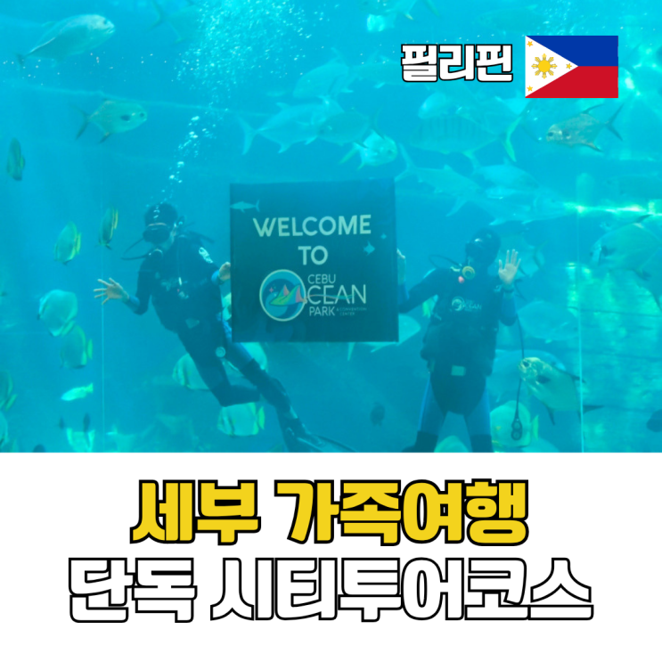  필리핀 세부 가족여행 단독 가이드 일정 오션파크 시티투어 코스