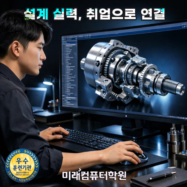   부산·김해·양산 CATIA(카티아) 3D모델링 교육! 기계설계 취업과 포트폴리오 완성 (국비지원)