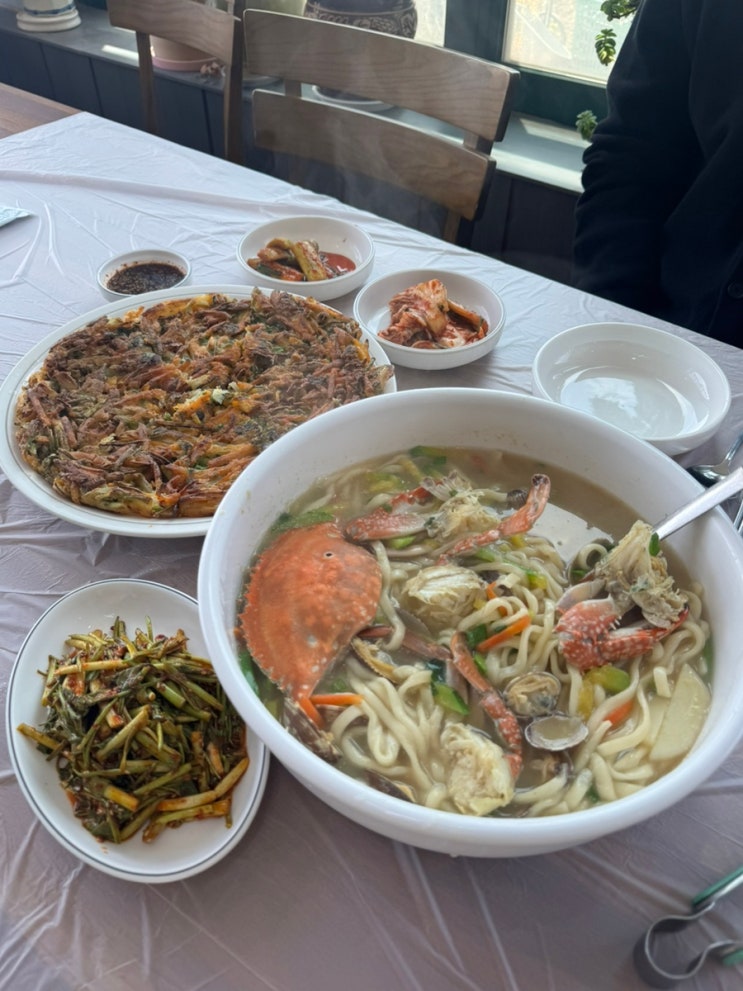  인천영흥도맛집 바지락칼국수 파전 꼭 드세요 오성회집