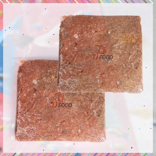 [1+1]한우 떡갈비 스테이크 총 3kg 반죽 대용량 업소용, 2개, 1.5kg 추가선물용배송