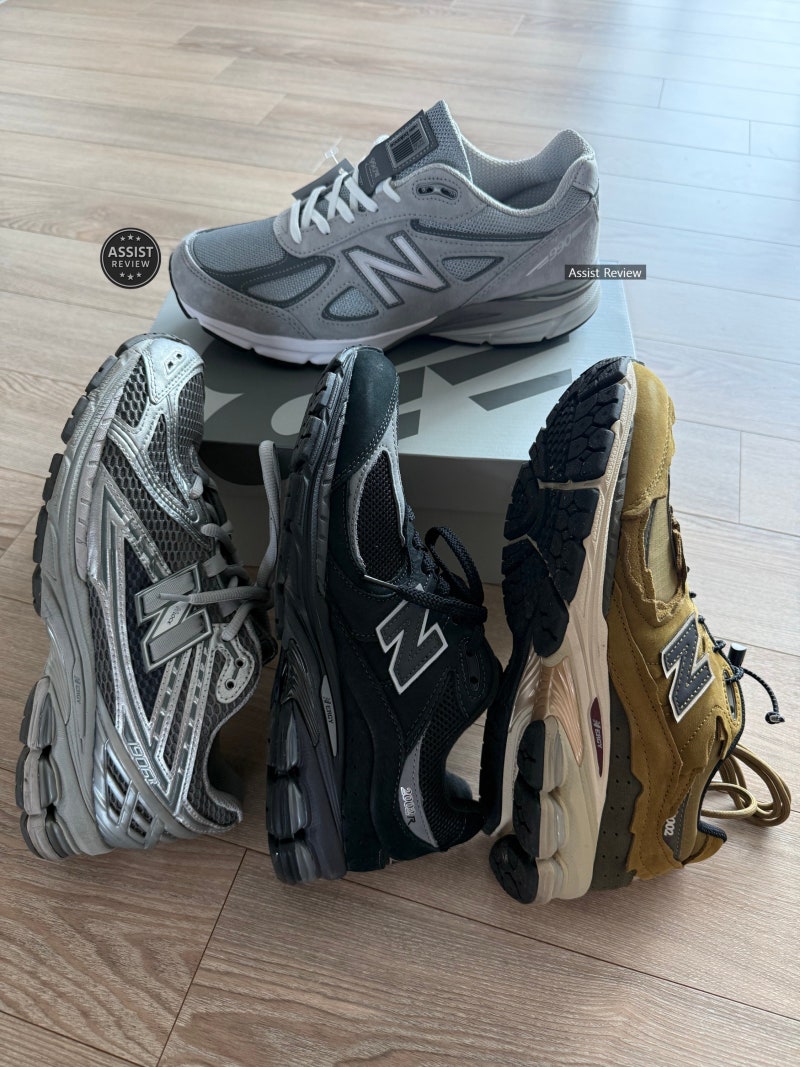 뉴발란스 990 V4 리뷰(feat. 1906R, 2002R과 비교)
