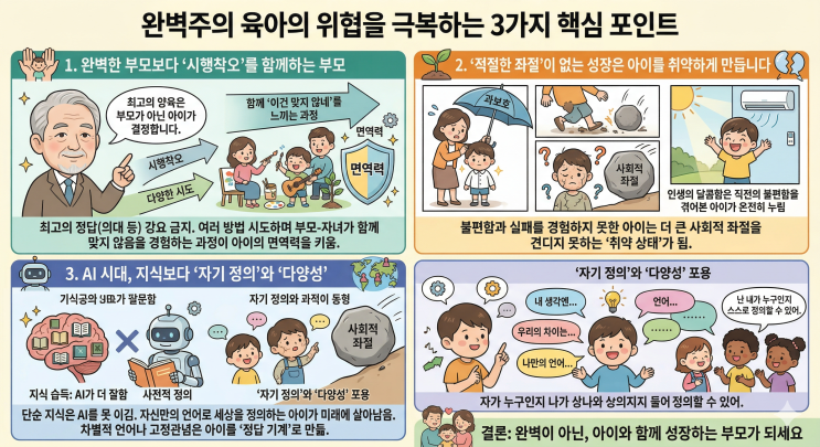  [지식인이야기] 자녀를 취약하게 만드는 요즘 부모의 잘못된 육아