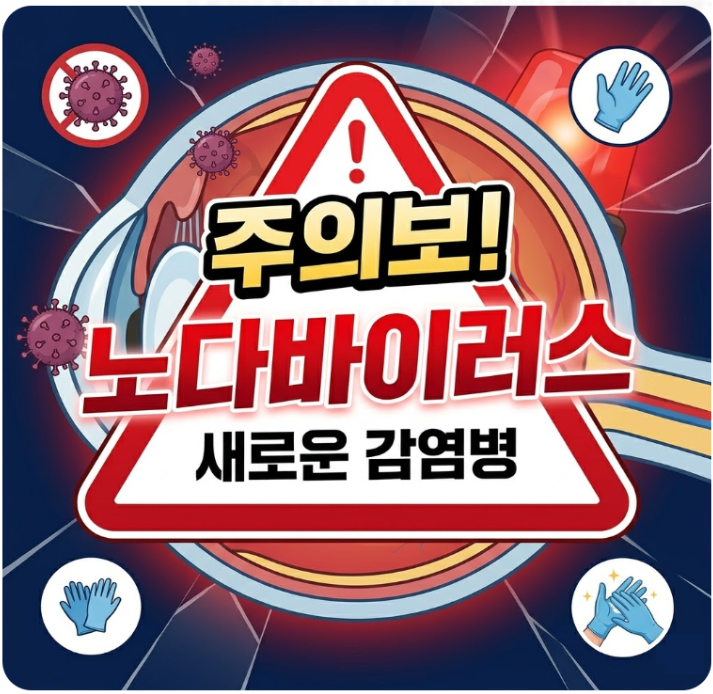 노다바이러스 주의보! 새로운 감염병...