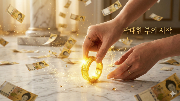  금반지 줍는 꿈 해몽, 손가락에 끼었을 때 빛이 났다면 오늘 당장 로또방으로 가십시오 (횡재수 대박)