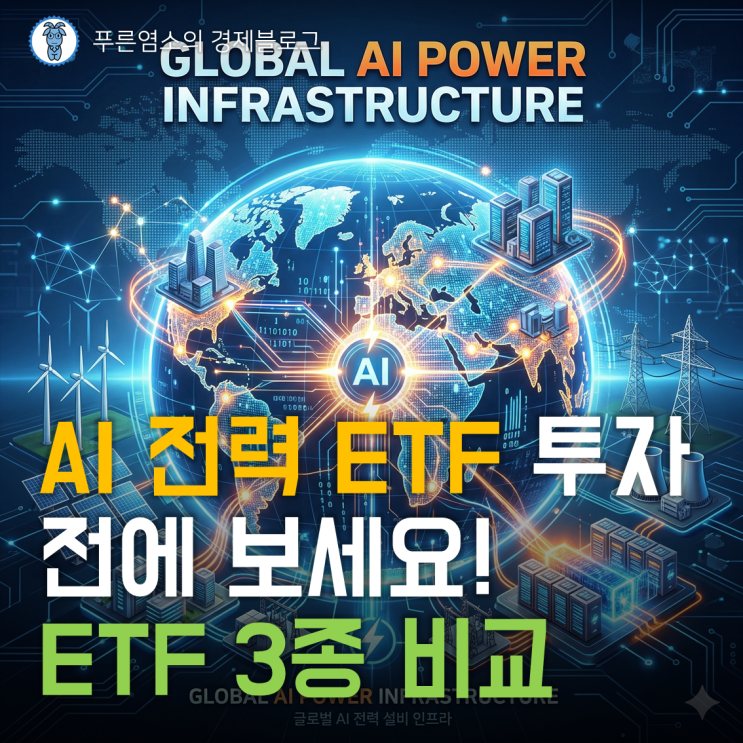  AI 전력 관련주 ETF 투자 전에 보세요! (대표 ETF 3종 비교 분석)